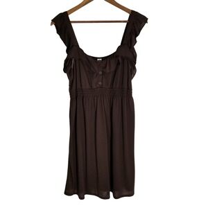 No Boundaries Womens Babydoll Y2K Forest Fairy Mini Dress Size XL 15-17